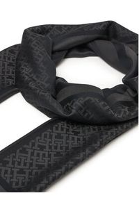 TOMMY HILFIGER - Tommy Hilfiger Szal Th Monogram Scarf AW0AW18273 Czarny. Kolor: czarny. Materiał: materiał #3