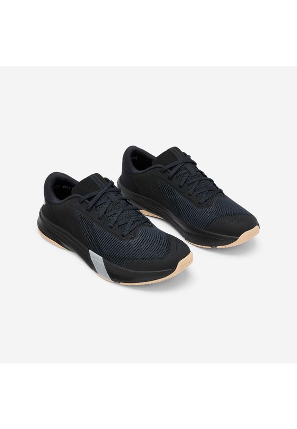 DOMYOS - Buty fitness męskie Energy. Kolor: szary, wielokolorowy, czarny. Materiał: kauczuk. Sport: fitness