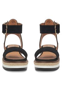 DeeZee Espadryle WS091-01 Czarny. Kolor: czarny. Materiał: materiał #4