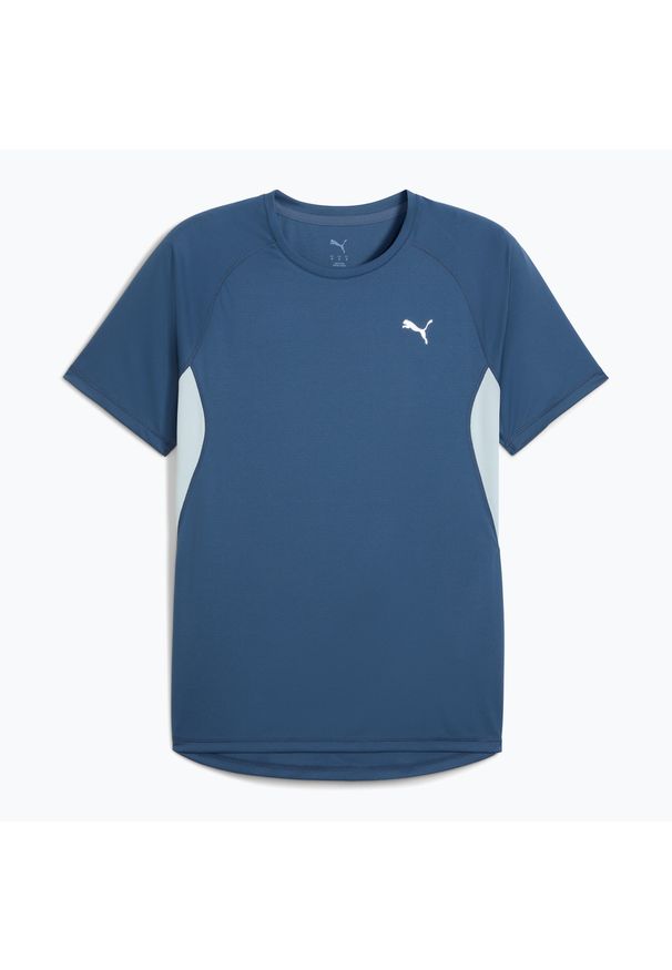 Puma - Koszulka do biegania męska PUMA Run Velocity Tee Poly. Kolor: niebieski. Sport: bieganie