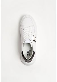 Karl Lagerfeld - Sneakersy męskie skórzane KARL LAGERFELD. Materiał: materiał, skóra. Wzór: aplikacja #2
