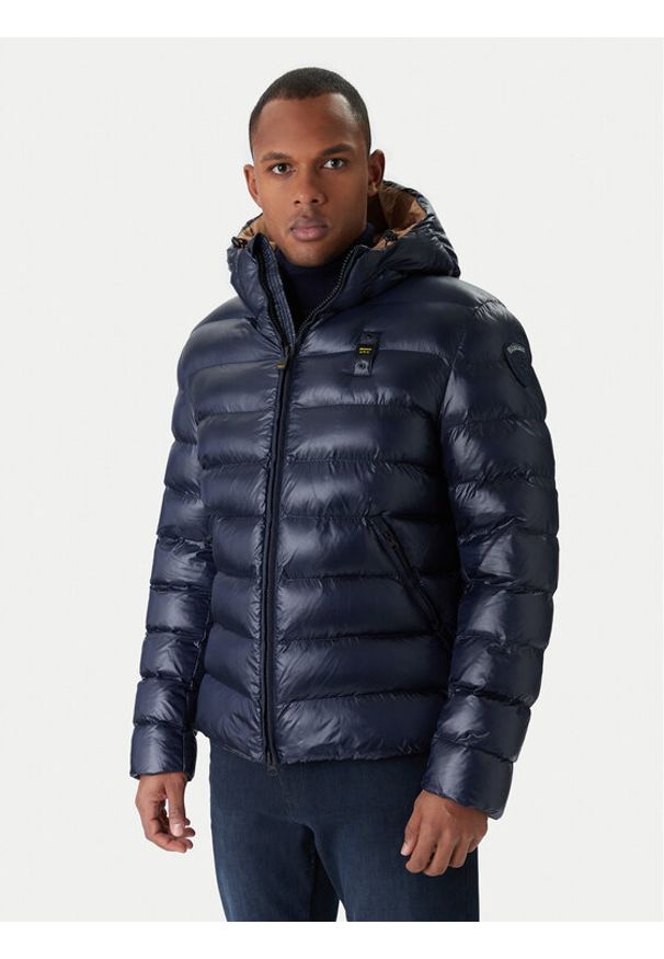 Blauer Kurtka przejściowa 25WBLUC02079 Granatowy Regular Fit. Kolor: niebieski. Materiał: syntetyk