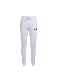Spodnie damskie Ellesse Noora Jog. Kolor: biały. Materiał: dresówka. Sport: joga i pilates