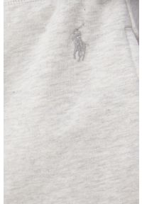 Polo Ralph Lauren spodnie męskie kolor szary melanżowe. Kolor: szary. Materiał: dzianina. Wzór: melanż #4
