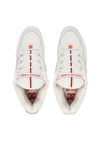 DC Shoes Sneakersy ADYS100819-WRD Biały. Kolor: biały. Materiał: skóra, syntetyk #3