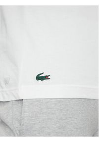 Lacoste T-Shirt TH8916 Biały Regular Fit. Kolor: biały. Materiał: bawełna #3