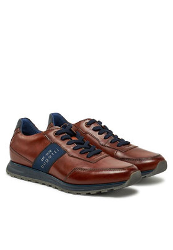 Bugatti Sneakersy Cirino 333A021N1000 Brązowy. Kolor: brązowy. Materiał: skóra