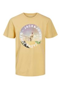 Jack & Jones - Jack&Jones T-Shirt Gem 12221007 Żółty Regular Fit. Kolor: żółty. Materiał: bawełna #3