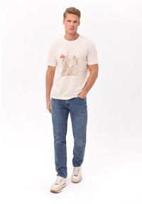 Volcano - Jeansy z prostą nogawką, Straight Fit, D-LEON 53. Kolor: niebieski. Styl: klasyczny #1