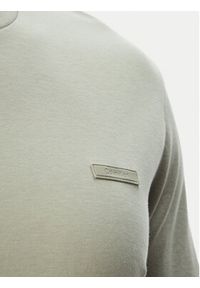 Calvin Klein T-Shirt LV04LG222G Khaki Slim Fit. Kolor: brązowy. Materiał: bawełna #5
