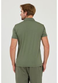 EA7 Emporio Armani - EA7 Zielona męska koszulka polo, Rozmiar L. Typ kołnierza: polo. Kolor: zielony #5