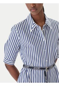 JOOP! Sukienka koszulowa Dominique2 30101380 Granatowy Regular Fit. Kolor: niebieski. Materiał: bawełna. Typ sukienki: koszulowe #5