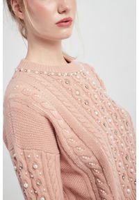 Elisabetta Franchi - Sweter damski wełniany ELISABETTA FRANCHI. Materiał: wełna #4