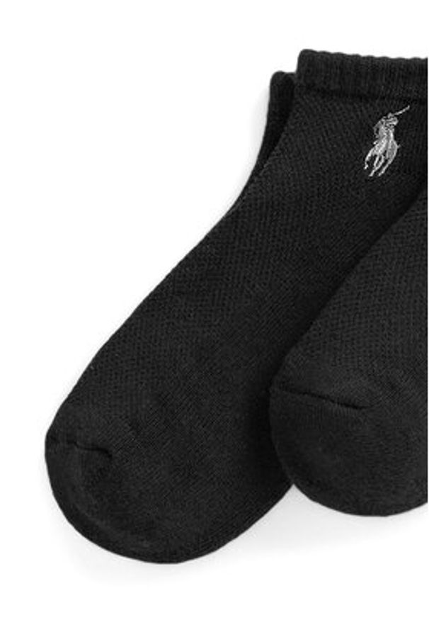 Polo Ralph Lauren Zestaw 3 par niskich skarpet męskich 455972885001 Czarny. Kolor: czarny. Materiał: bawełna, materiał