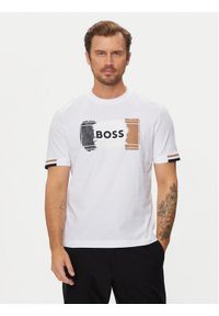 BOSS - Boss T-Shirt Open 50531795 Biały Regular Fit. Kolor: biały. Materiał: bawełna #1