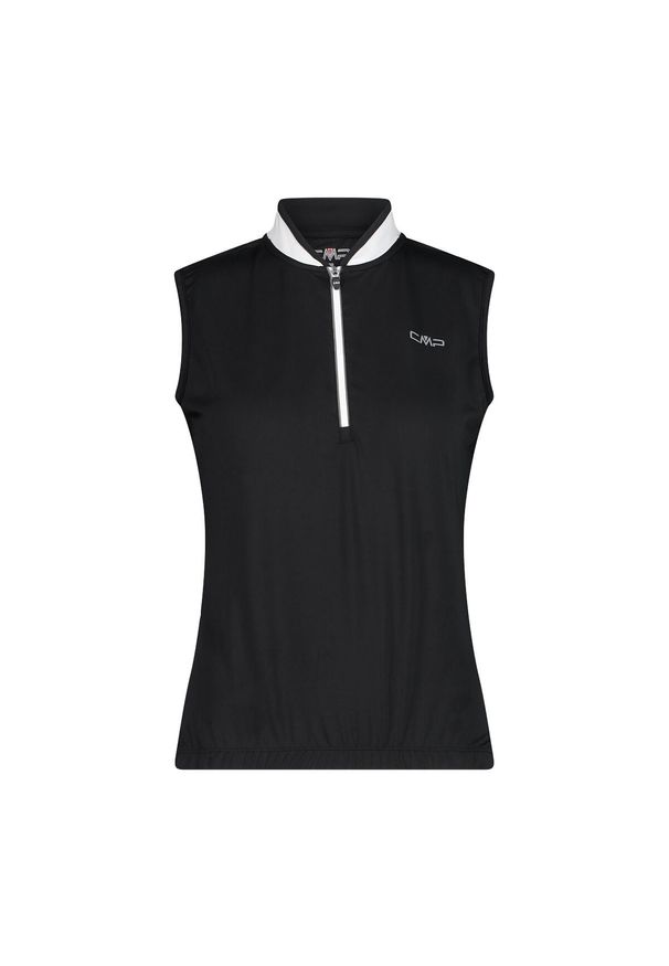 Damski jersey CMP. Kolor: czarny. Materiał: jersey. Sport: kolarstwo