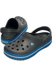 Chodaki Crocs Crocband. Kolor: biały, wielokolorowy, niebieski, szary