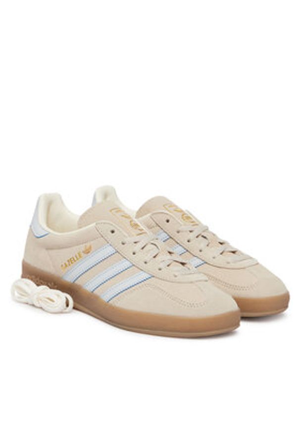 Adidas - adidas Sneakersy Gazelle Indoor JR2432 Beżowy. Kolor: beżowy. Materiał: zamsz, skóra. Model: Adidas Gazelle