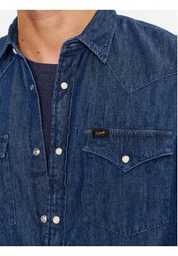 Lee Koszula jeansowa 112321897 Granatowy Regular Fit. Kolor: niebieski. Materiał: jeans, bawełna #3