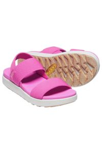 keen - Sandały turystyczne damskie Keen Elle Backstrap. Kolor: różowy. Sezon: lato