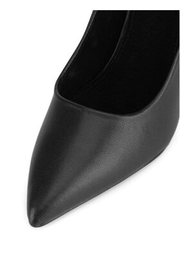 DeeZee Szpilki KX2306213 Czarny. Kolor: czarny. Materiał: skóra. Obcas: na szpilce