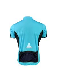 SPIRO - Męska Kurtka Bikewear Full Zip Performance Jacket. Kolor: czarny, niebieski, wielokolorowy. Materiał: poliester. Sport: turystyka piesza