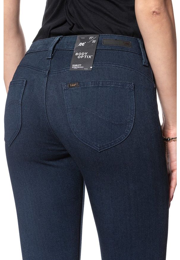 Lee - SPODNIE DAMSKIE LEE SCARLETT BLUE BLACK WAVE L506ELKZ 112111176