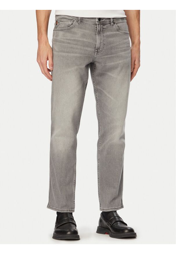 BOSS Jeansy Re Maine Bo 50559911 Szary ciemny Regular Fit. Kolor: szary