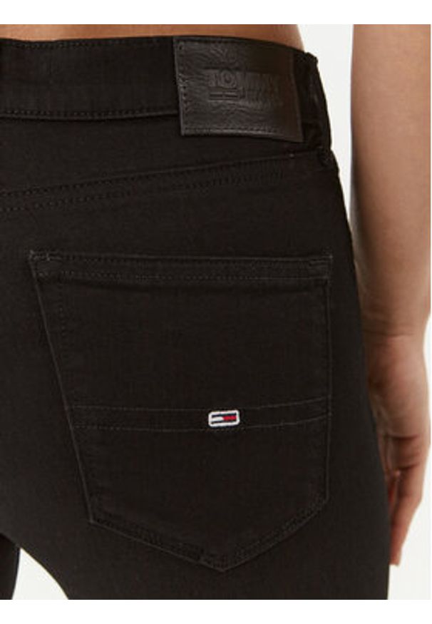Tommy Jeans Jeansy Nora DW0DW09216 Czarny Skinny Fit. Kolor: czarny