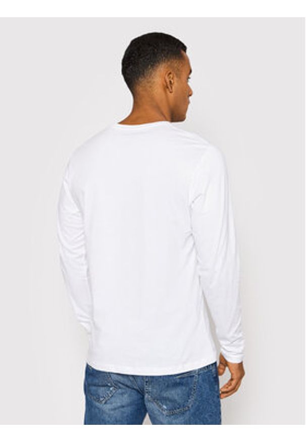 Pepe Jeans Longsleeve Eggo PM508209 Biały Regular Fit. Kolor: biały. Materiał: bawełna. Długość rękawa: długi rękaw