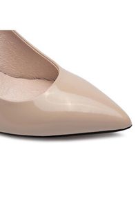 Gino Rossi Szpilki Savona DCG211-P62-0146-1700-0 Beżowy. Kolor: beżowy. Materiał: skóra, lakier. Obcas: na szpilce #4