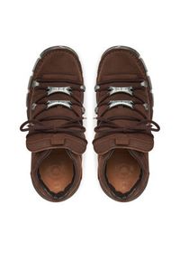 NEW ROCK Sneakersy M-120N-C56 Brązowy. Kolor: brązowy. Materiał: nubuk, skóra #5