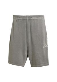 Adidas - Szorty ALL SZN French Terry Washed 8 Inch. Kolor: czarny. Materiał: materiał