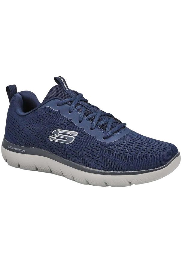 skechers - Buty męskie SKECHERS Summits Torre. Kolor: niebieski