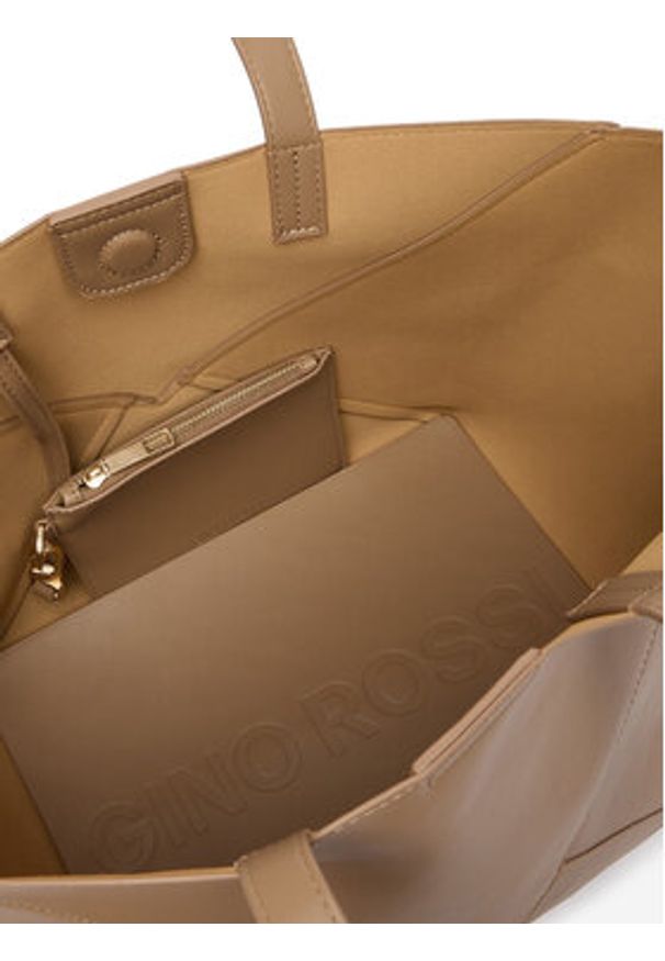 Gino Rossi - GINO ROSSI Torebka C-LDA7826 Beżowy. Kolor: beżowy