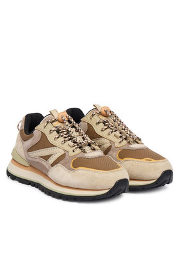 HOFF Sneakersy City Off Road 22558006 Beżowy. Kolor: beżowy. Materiał: zamsz, skóra