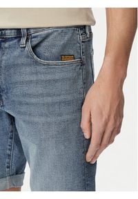 G-Star RAW - G-Star Raw Szorty jeansowe 3301 D10481-C051 Niebieski Regular Fit. Kolor: niebieski. Materiał: bawełna #3