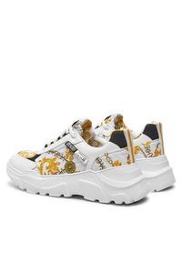 Versace Jeans Couture Sneakersy 77YA3SC7 ZS879 Biały. Kolor: biały. Materiał: materiał #5