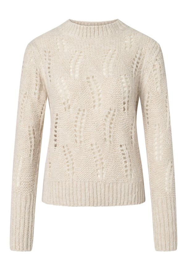 JOOP! Sweter 58 254KN58Kalma 30048461 Beżowy Regular Fit. Kolor: beżowy. Materiał: syntetyk