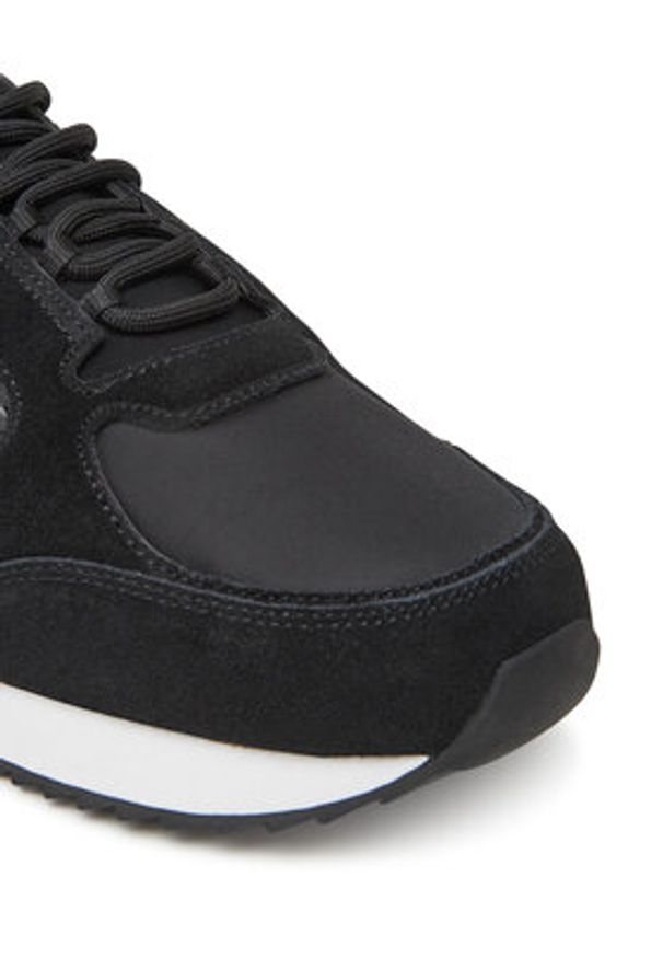 Calvin Klein Jeans Sneakersy Retro Runner Sock Lace Up Ny-Su YM0YM01326 Czarny. Kolor: czarny. Materiał: materiał