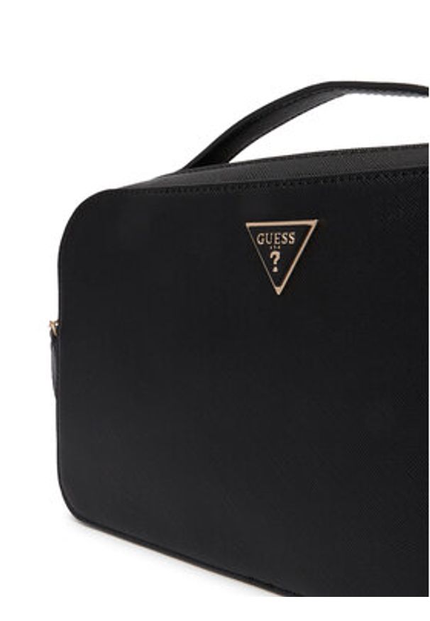 Guess Kosmetyczka PW7557 P6136 Czarny. Kolor: czarny. Materiał: skóra