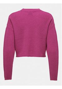 only - ONLY Sweter Malavi 15284453 Różowy Regular Fit. Kolor: różowy. Materiał: syntetyk