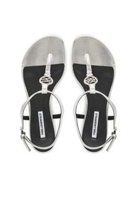 Karl Lagerfeld - KARL LAGERFELD Sandały KL82515 Srebrny. Kolor: srebrny. Materiał: skóra #3