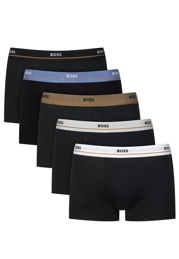 BOSS Komplet bokserek Essential 50531660 Czarny. Kolor: czarny. Materiał: bawełna