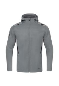 Bluza dresowa z kapturem Jako Challenge. Okazja: na co dzień. Typ kołnierza: kaptur. Kolor: wielokolorowy, szary, czarny. Materiał: dresówka. Styl: casual, sportowy #1