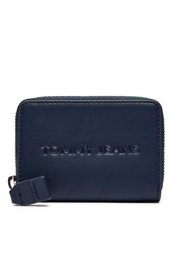 Duży Portfel Damski Tommy Jeans. Kolor: niebieski