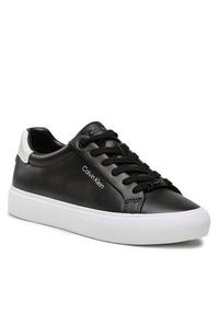 Calvin Klein Sneakersy Vulc Lace Up HW0HW01681 Czarny. Kolor: czarny. Materiał: skóra #3