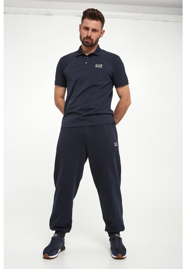 EA7 Emporio Armani - Polo męskie EA7 EMPORIO ARMANI. Typ kołnierza: polo