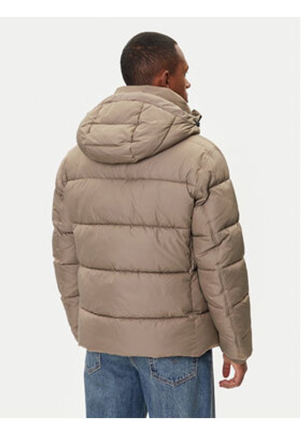 BOSS Kurtka zimowa Omaris 50528573 Khaki Regular Fit. Kolor: brązowy. Materiał: syntetyk. Sezon: zima