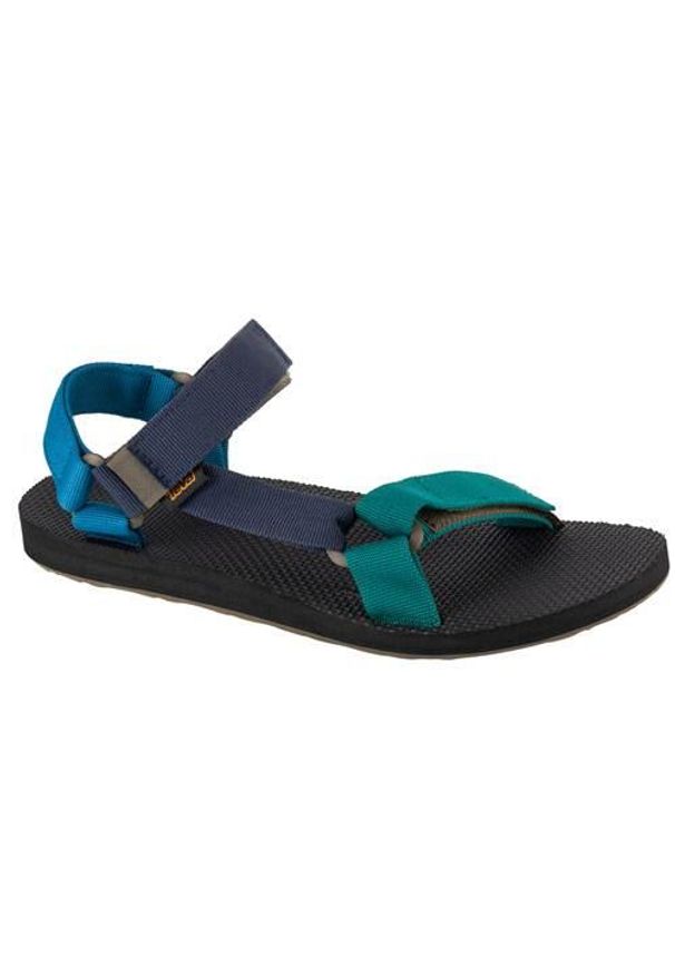 Buty do chodzenia męskie Teva Original Universal. Zapięcie: rzepy. Kolor: wielokolorowy, niebieski. Materiał: guma, materiał, tkanina, syntetyk. Sport: turystyka piesza